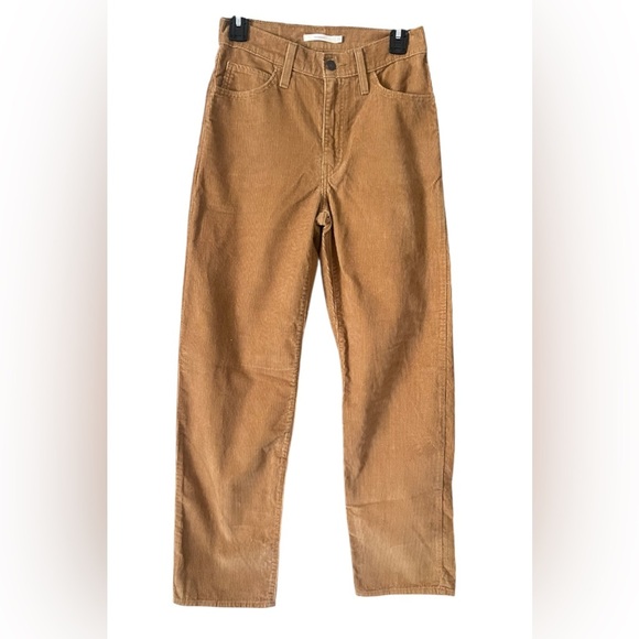 Levi's Women's 94 Baggy ,Corduroy Jeans - Tan - Picture 3 of 10